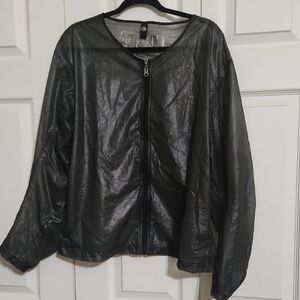 Stylish Black Mesh Men's Windbreaker